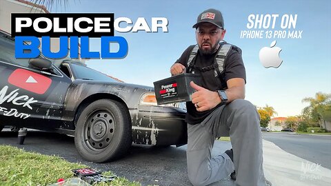 POLICE CAR BUILD: Battery Level Up / Lots of News! (Shot on iPhone 13 Pro Max)