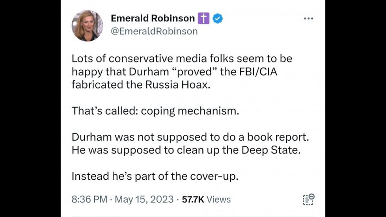 Durham Report EXONERATES Trump, Confirms Soft Coup AGAINST Trump