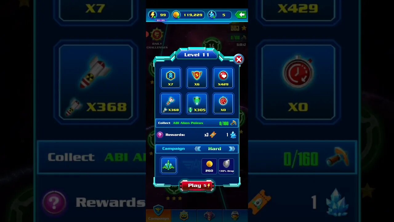 GALAXY ATTACK ALIEN SHOOTER LEVEL 11 HARD