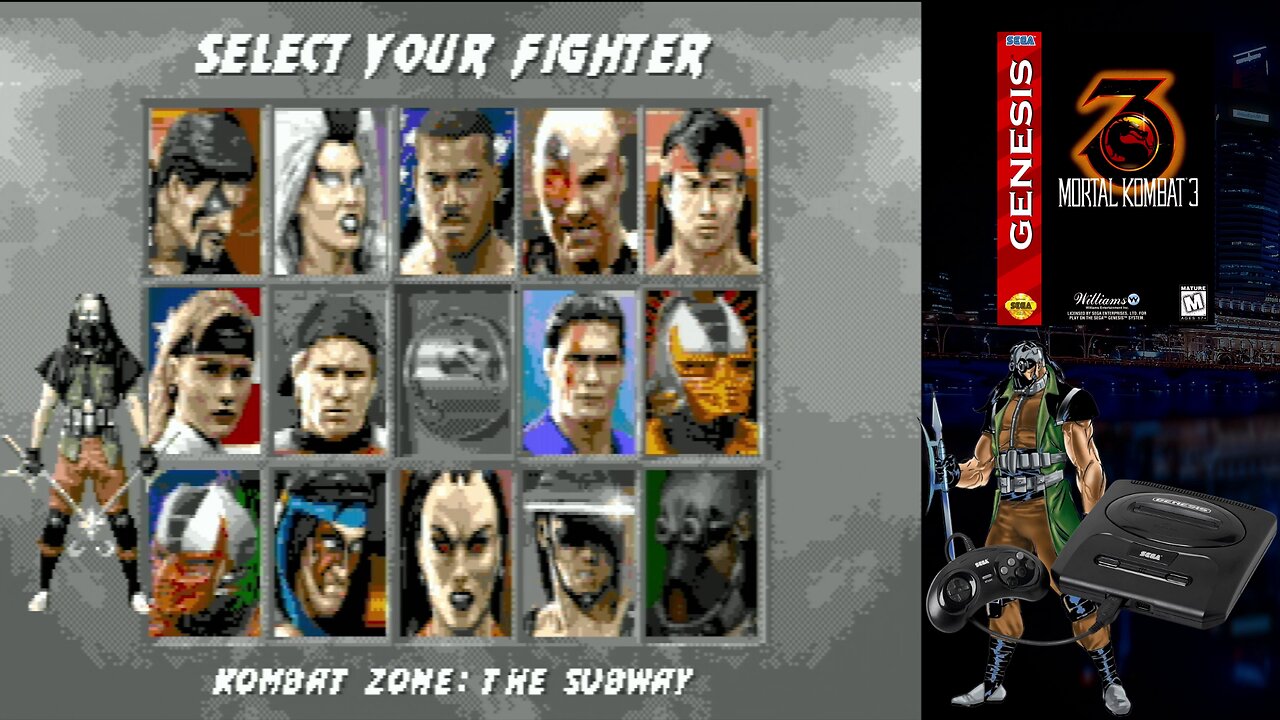 Mortal Kombat 3 (Sega Genesis) - Kabal play through