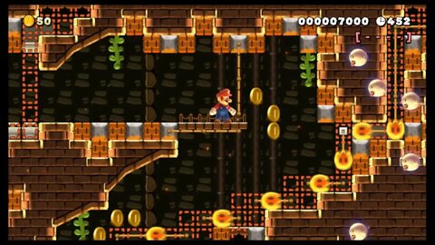 Mario Maker 2 NSMB Castle Levels