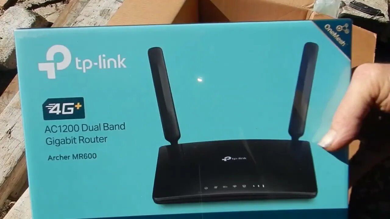 Réception du routeur 4G et déballage.