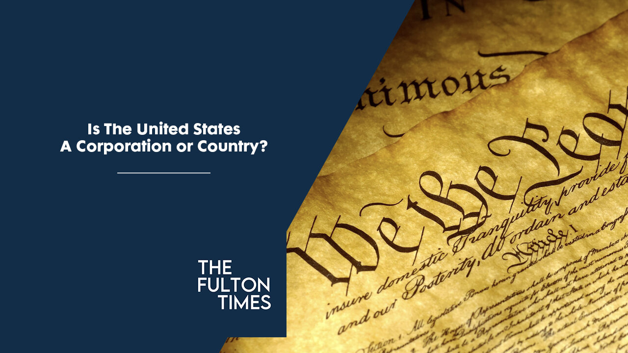 The United States of America | Country Or Corporation?