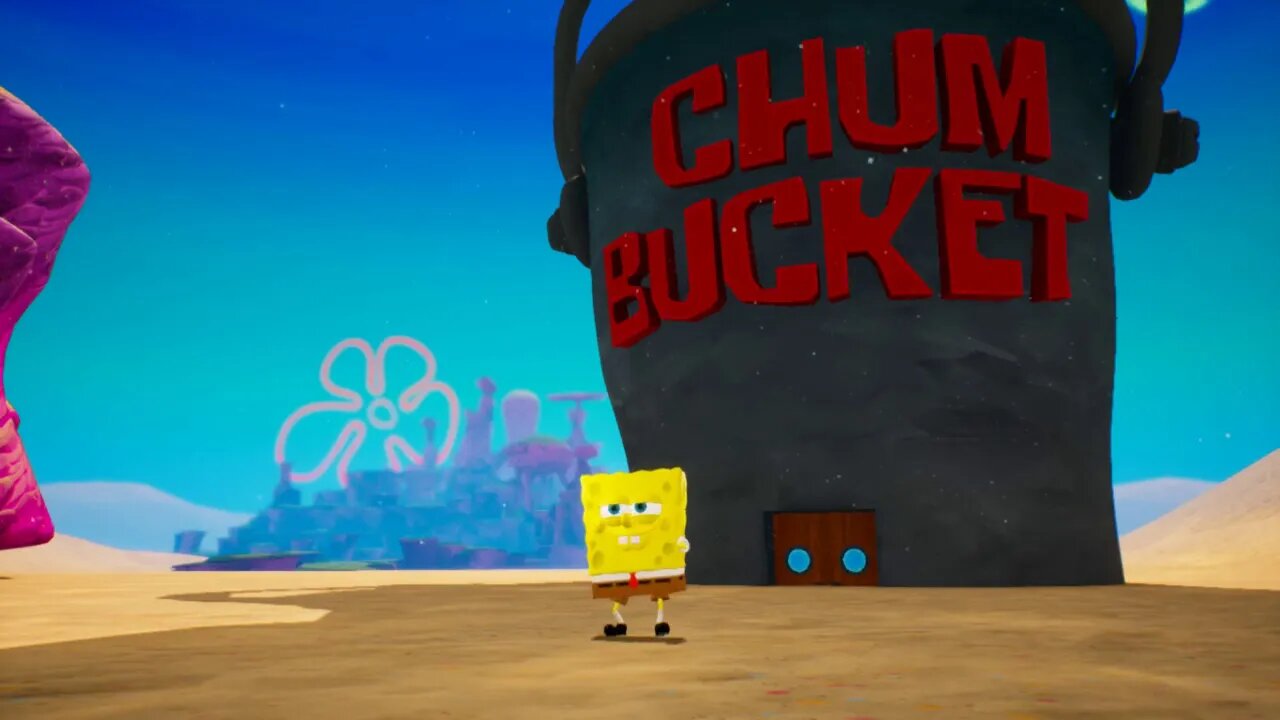 Battle for Bikini Bottom Rehydrated Downtown Bikini Bottom Out of Bounds glitch