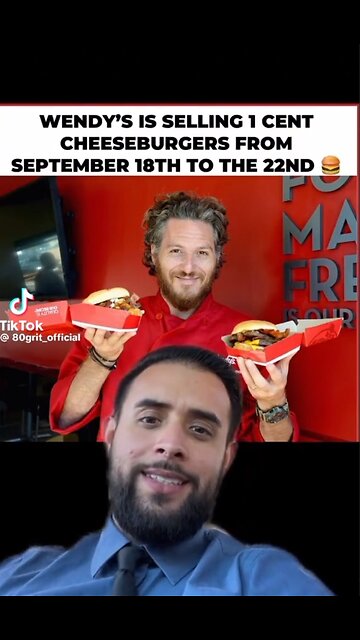 Wendy's special 1cent burgers... MRNA infected meat?!