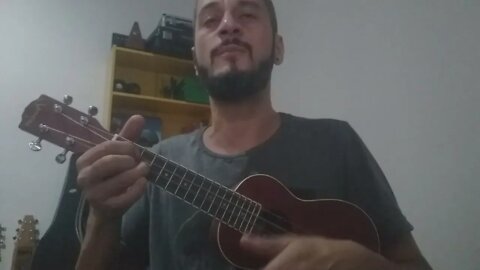 Parabéns pra você/ Happy birthday to you (Aula de Ukulele em tom de Dó Maior).