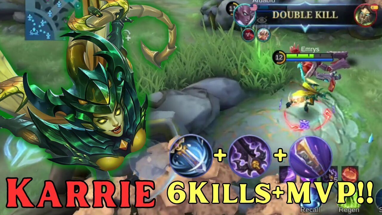 9 Kills! MVP! Mythic Ranked Karrie! | MLBB | Mobile Legends | Mobile Legends: Bang Bang |