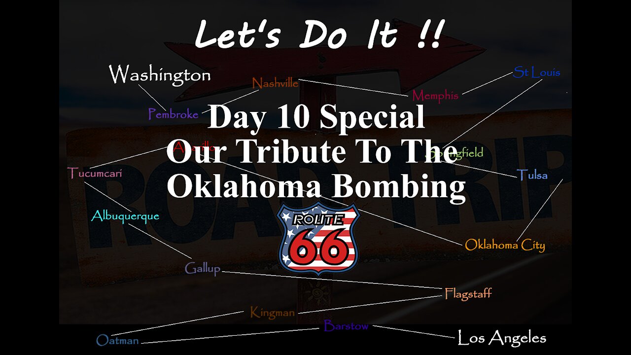 AMERICAN ROAD TRIP, ROUTE 66, Day 10 Oklahoma Bombing Special