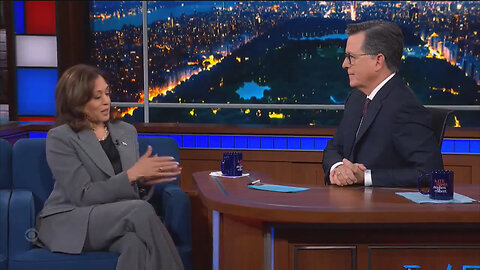 Colbert Gave Harris Another Chance To Answer The 'What Would You Do Different Than Biden' Question
