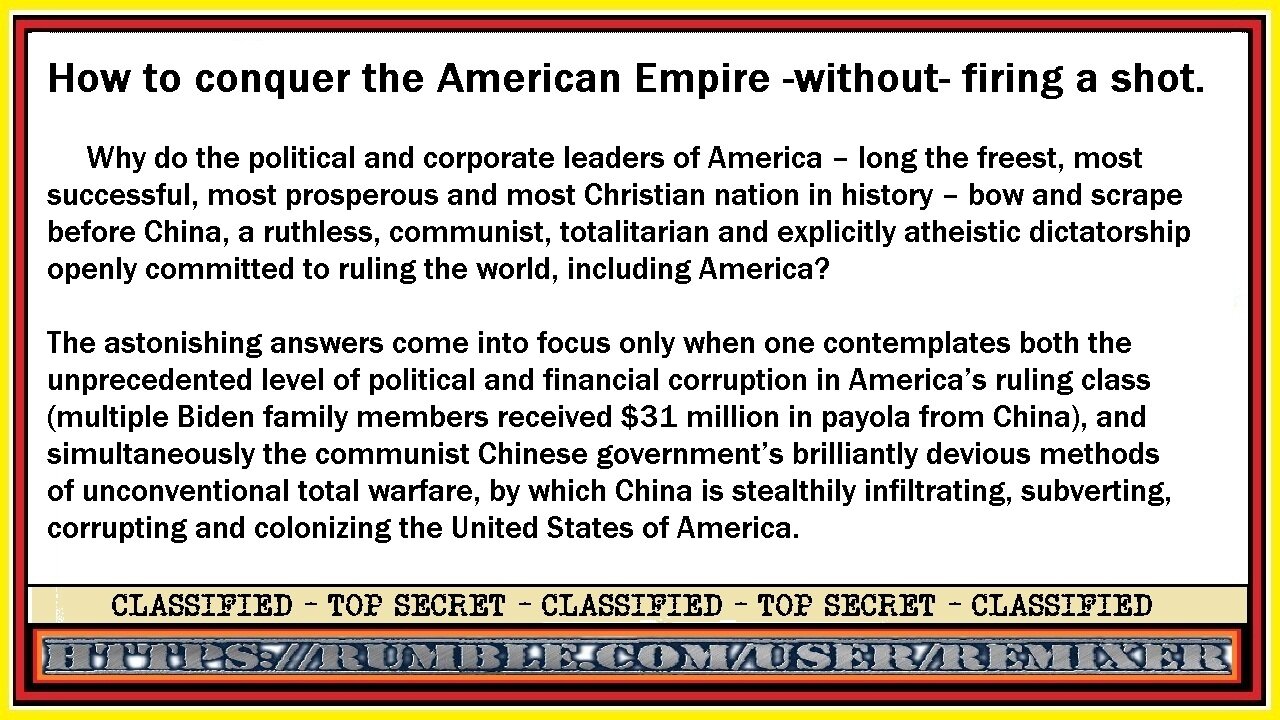 How to conquer the American Empire -without- firing a shot