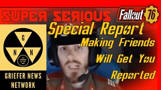 Fallout 76 Griefer News - Making Friends With Soviet Station TV Will Get You Reported.