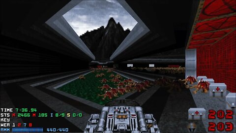 Doom 2 NoReason's Speedmaps 3 Level 7 UV with 101% in 14:50
