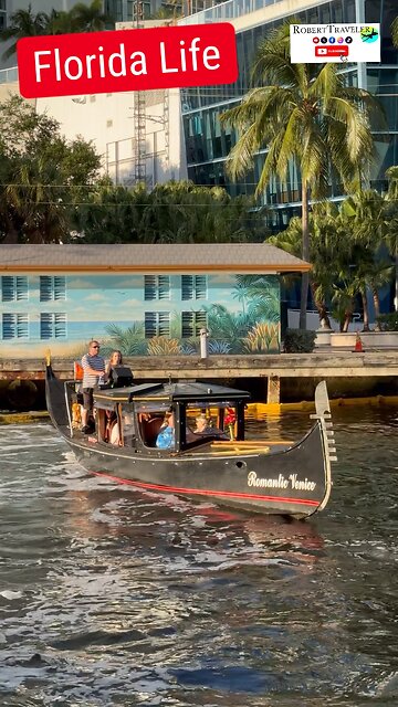 Venice or Florida Life ? 🚤 #floridalife #fortlauderdale #florida #beach #miami #robertTravele
