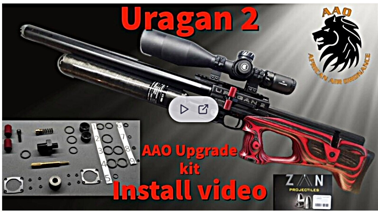 Uragan 2 5.5mm AAO Upgrade Kit install video