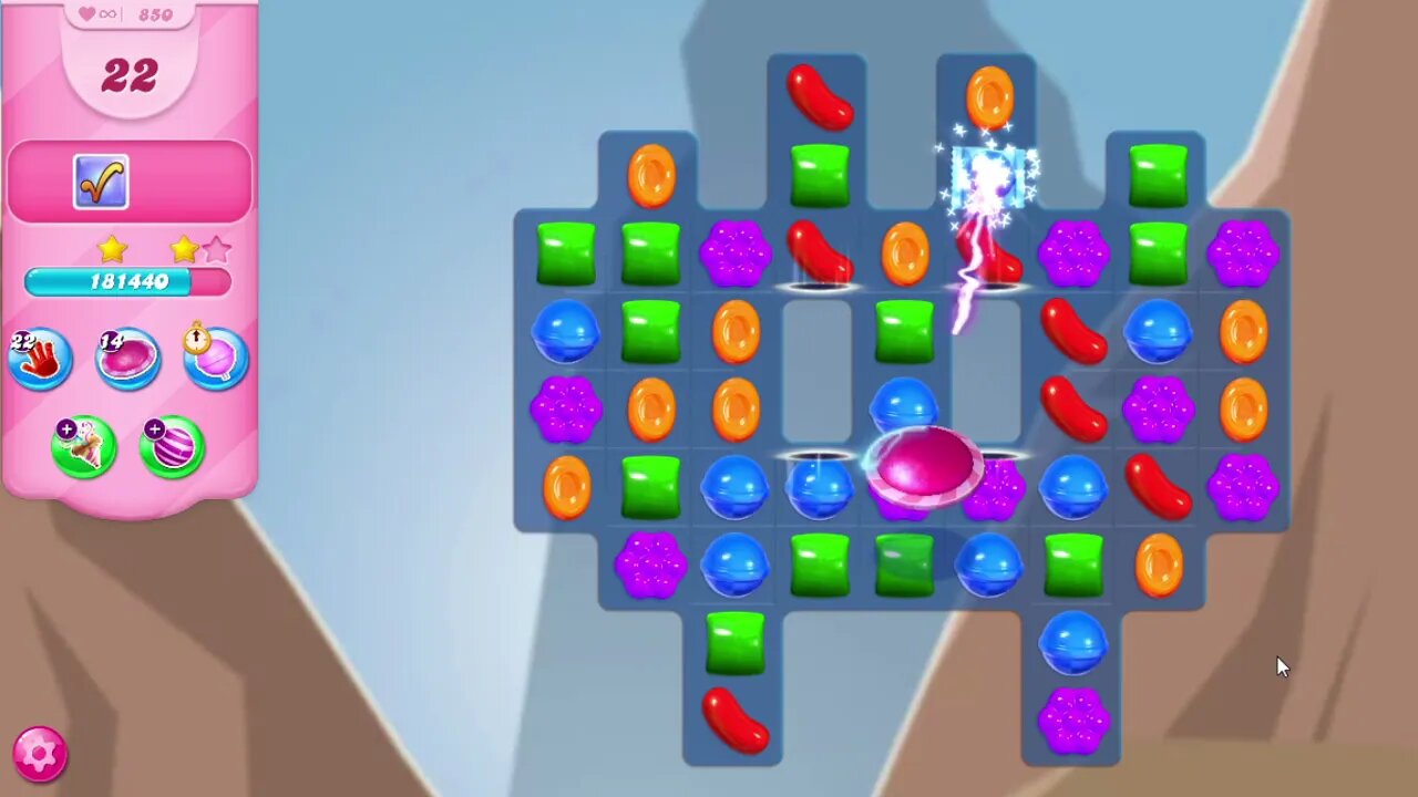 Candy Crush Saga Level 850