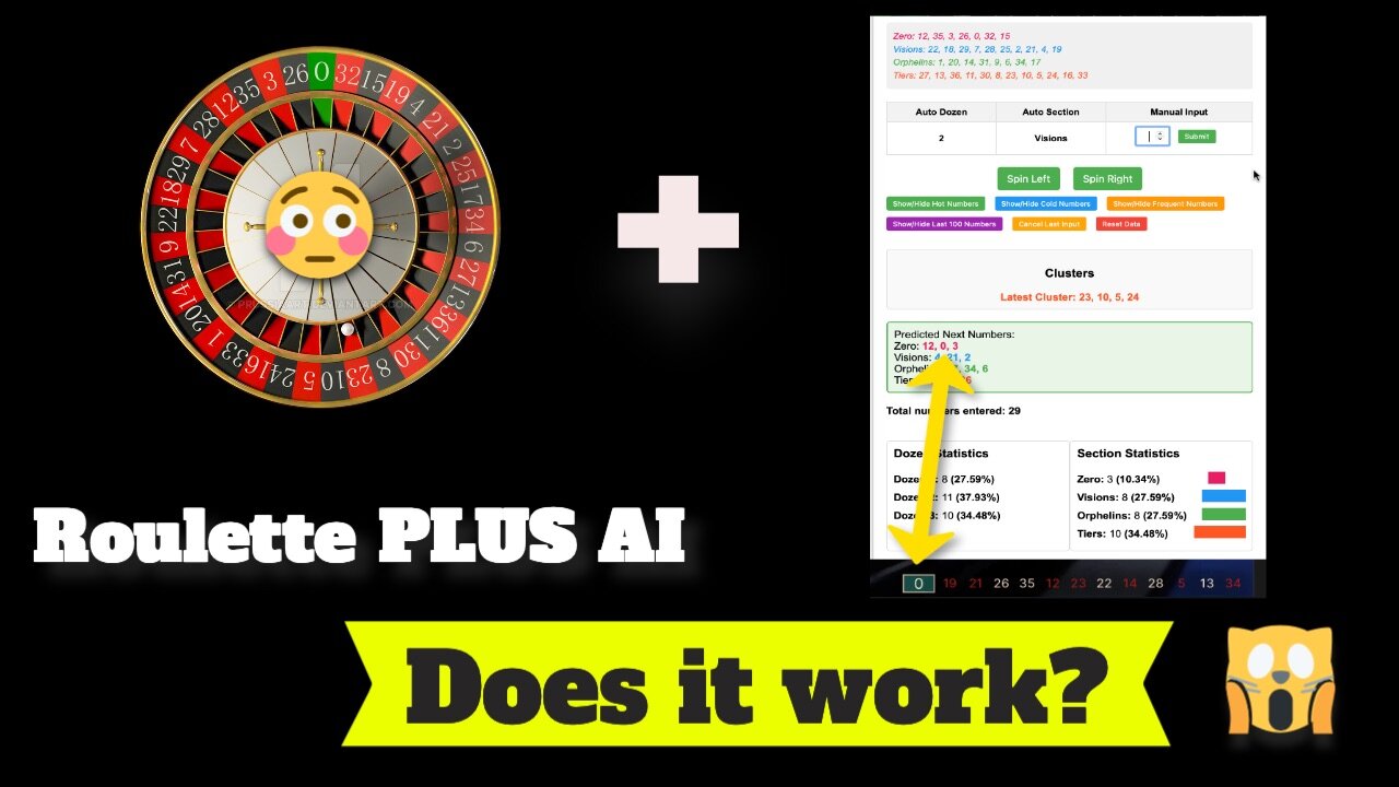 Roulette Online PLUS AI Part 1: Can AI Help Me Win at Roulette? #RouletteOnline #AI