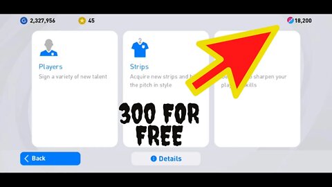 Get 300 eFootball Points For Free By Watching YouTube Video | PES 2021 MOBILE