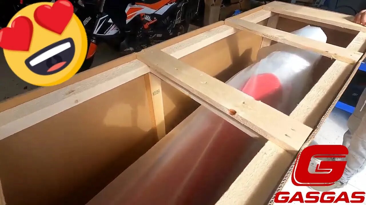 The first 2021 GasGas Unboxing on YouTube (USA)