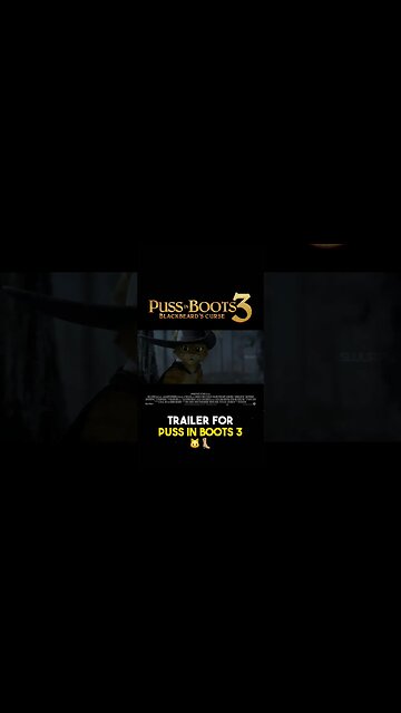 Puss In Boots 3: Blackbeard's Curse (2024) | Teaser Trailer Concept