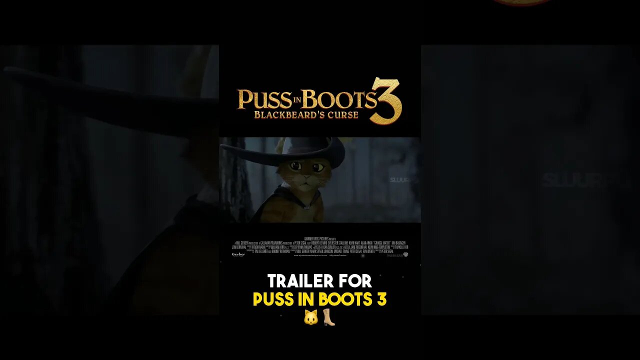 Puss In Boots 3: Blackbeard's Curse (2024) | Teaser Trailer Concept