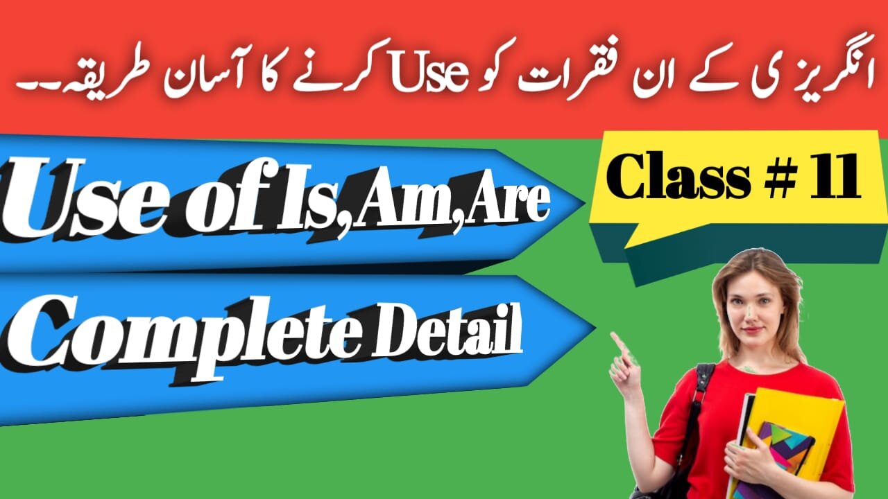 Story of Is, Am, Are, Concept Use in Sentences Practice Class # 11