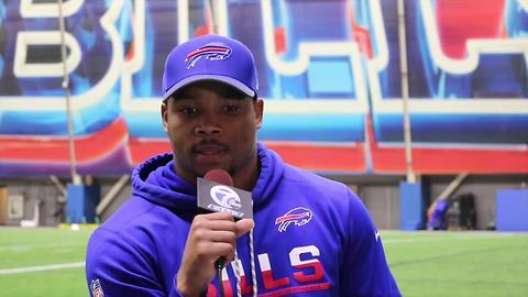 Bills RB Cedric O'Neal fueled by his late grandmother