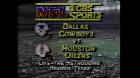 1985-09-29 Dallas Cowboys vs Houston Oilers