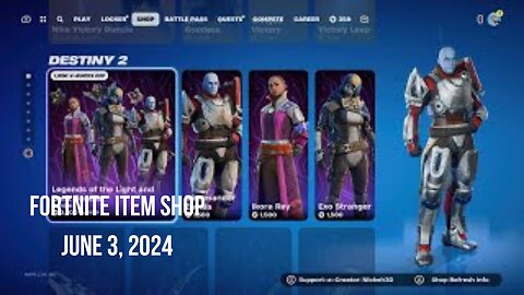 Fortnite Item Shop|June 3, 2024