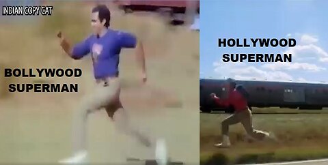 Bollywood copies superman train running scene from Hollywood