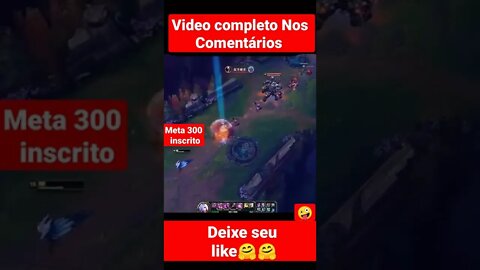 NO VIDEO COMPLETO O ADC AINDA FAZ UM PENTAKILL #shorts #pentakill #leagueoflegends