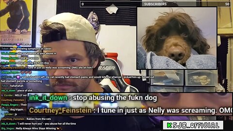 Scuffed Justin Carrey scolding pestering & forcing his dog to walk while she yelps in pain ~07/12/24