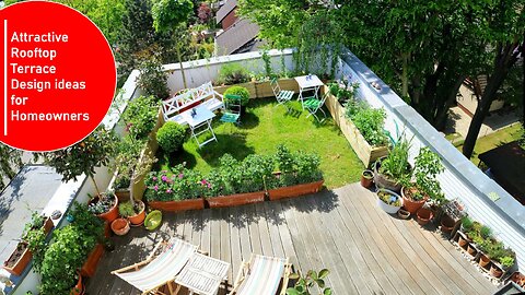 Attractive Rooftop Terrace Design ideas