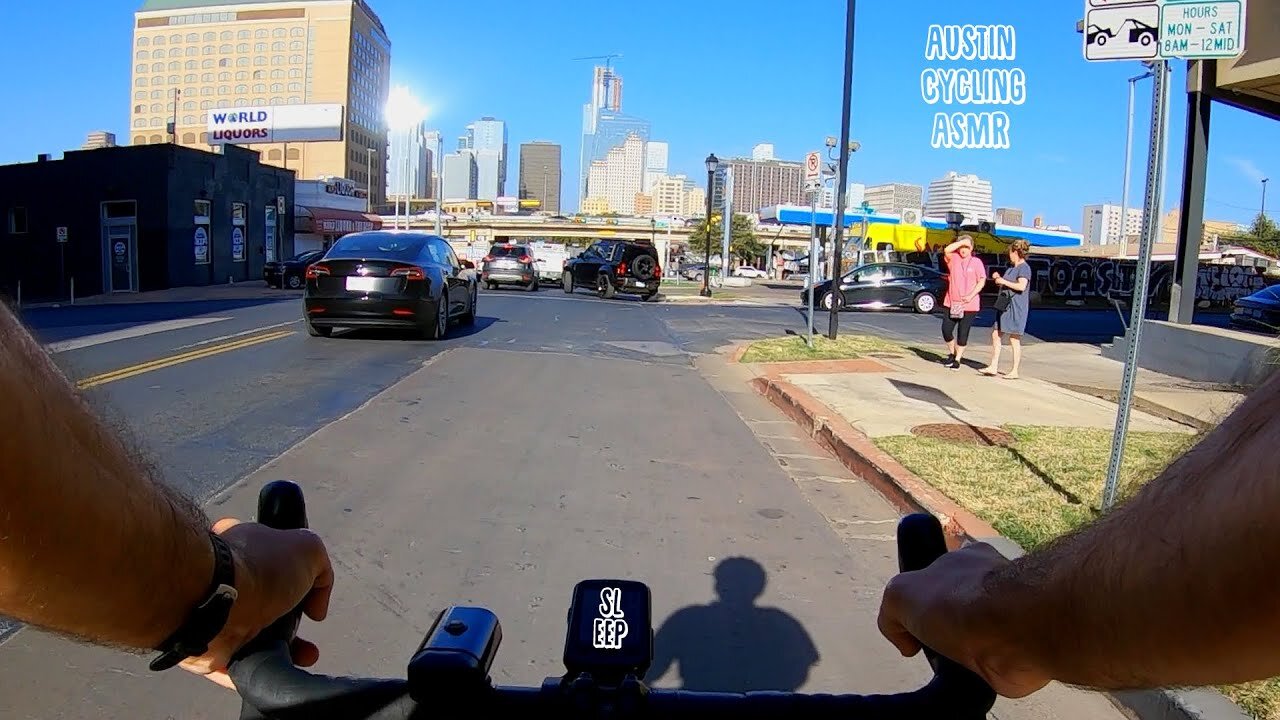 Cyclists, Listen to This as You Sleep. Commute ASMR in Downtown Austin.