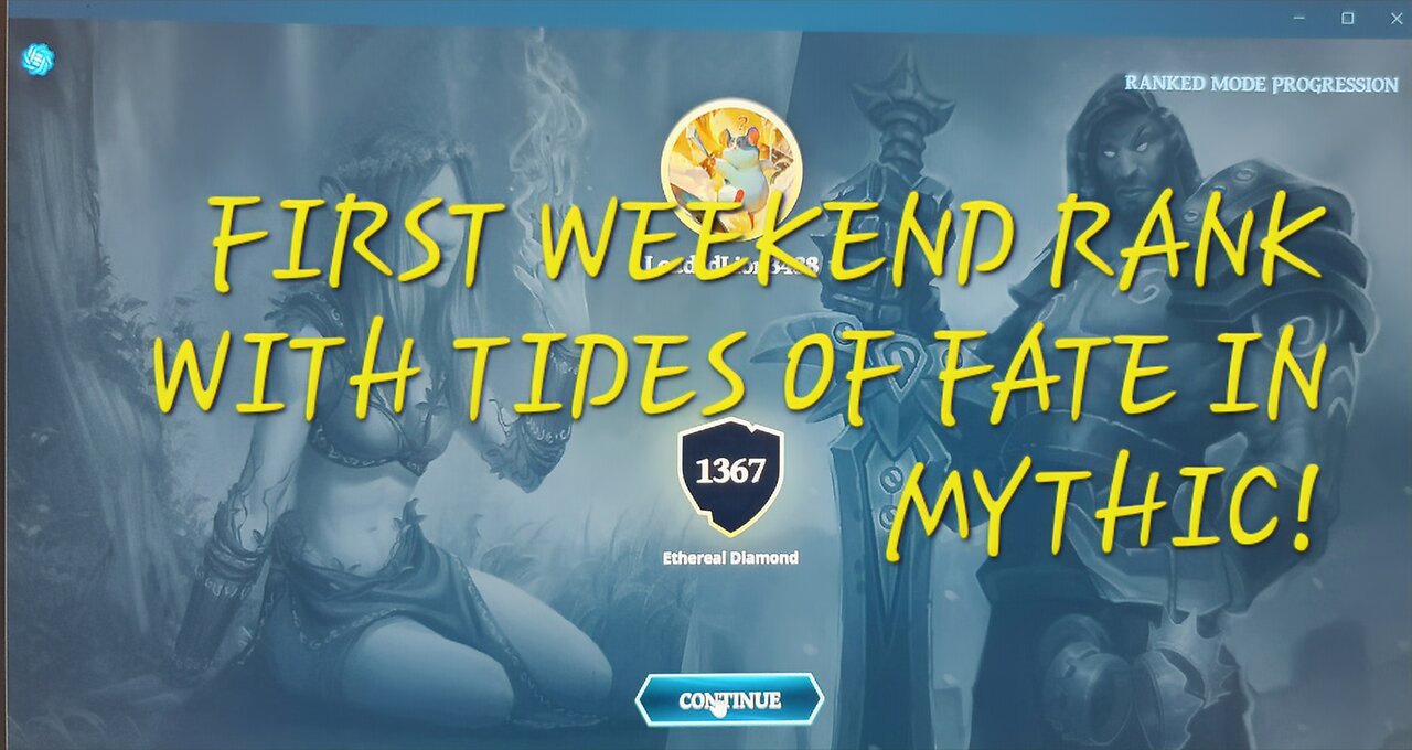 God's Unchained - FIRST WEEKEND RANK WITH THE NEW SET TIDES OF FATE - MYTHIC