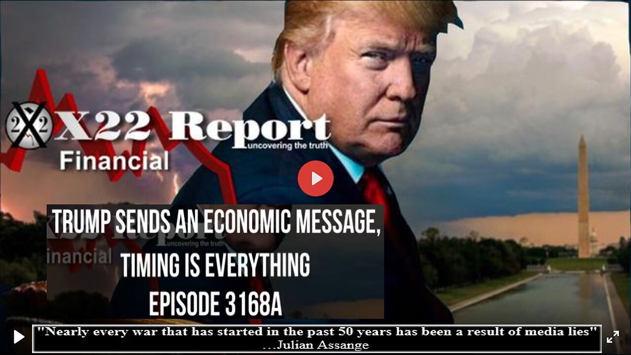 Ep. 3168a - Trump Sends An Economic Message, Timing Is Everything