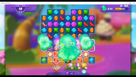 FRIENDS Level 186 Talkthrough, Candy Crush Friends Saga, 30 Moves 0 Boosters