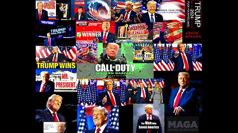 Call Of Duty : TRUMP Wins 2024 🏆🗳✊🏻👱🏻🇺🇸🗽🇺🇸🗽🇺🇸🪖🎖💵💵💵💵❤️🤍💙 (on PS5🎮)