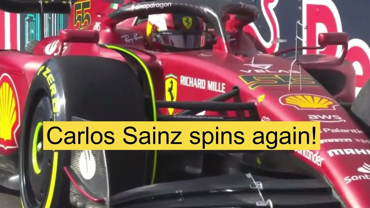 FP2: Carlos Sainz crash | #miamigp