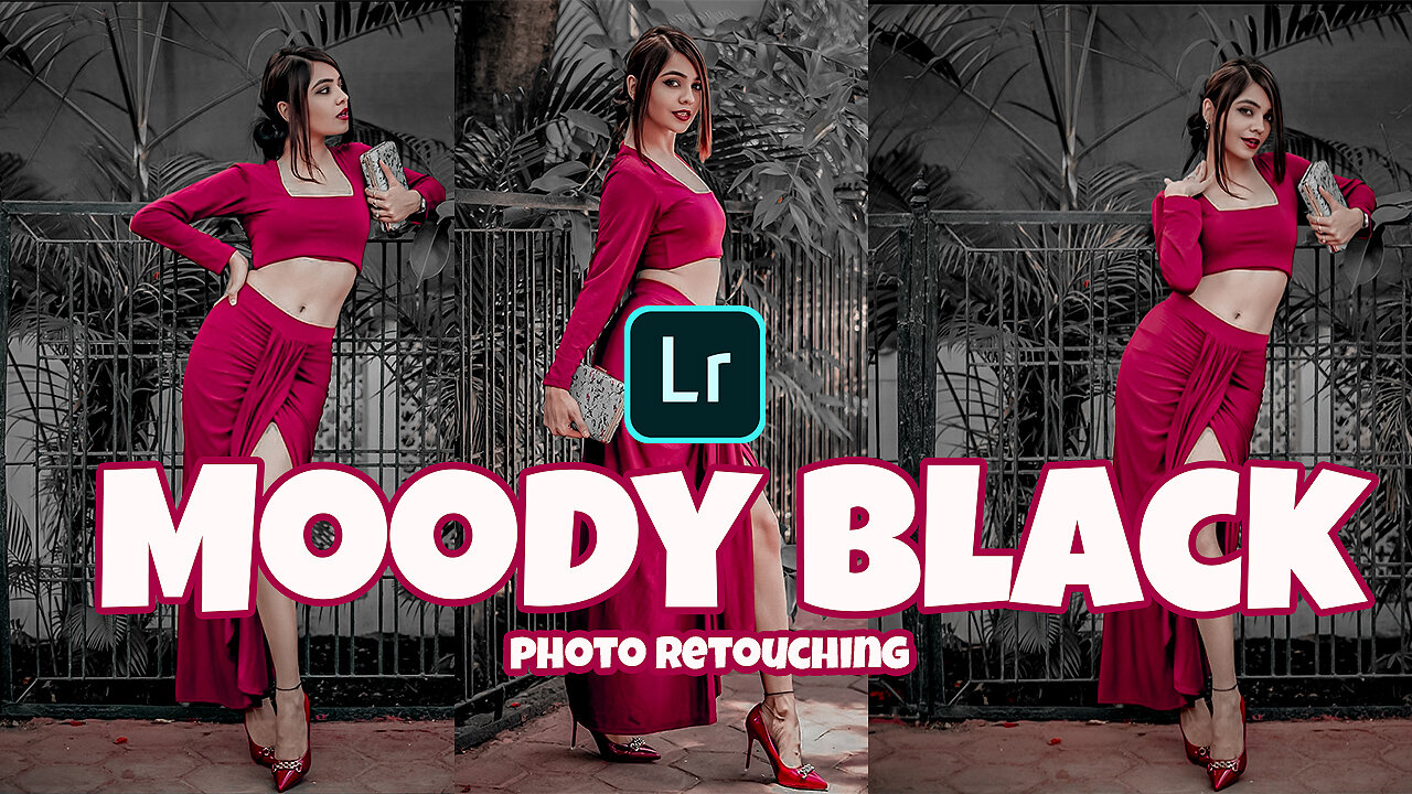 Lightroom Mobile Moody Black Tone Photo editing tutorial - Anas Editing