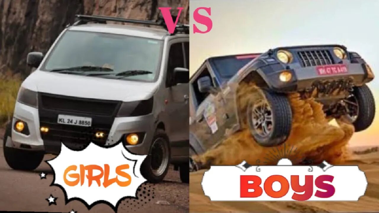 Girls VS Boys Car Stunts 🔥😂 | Indian Car Driving Simulator 3D | The Era Of Gaming |Wagonar VS Thar