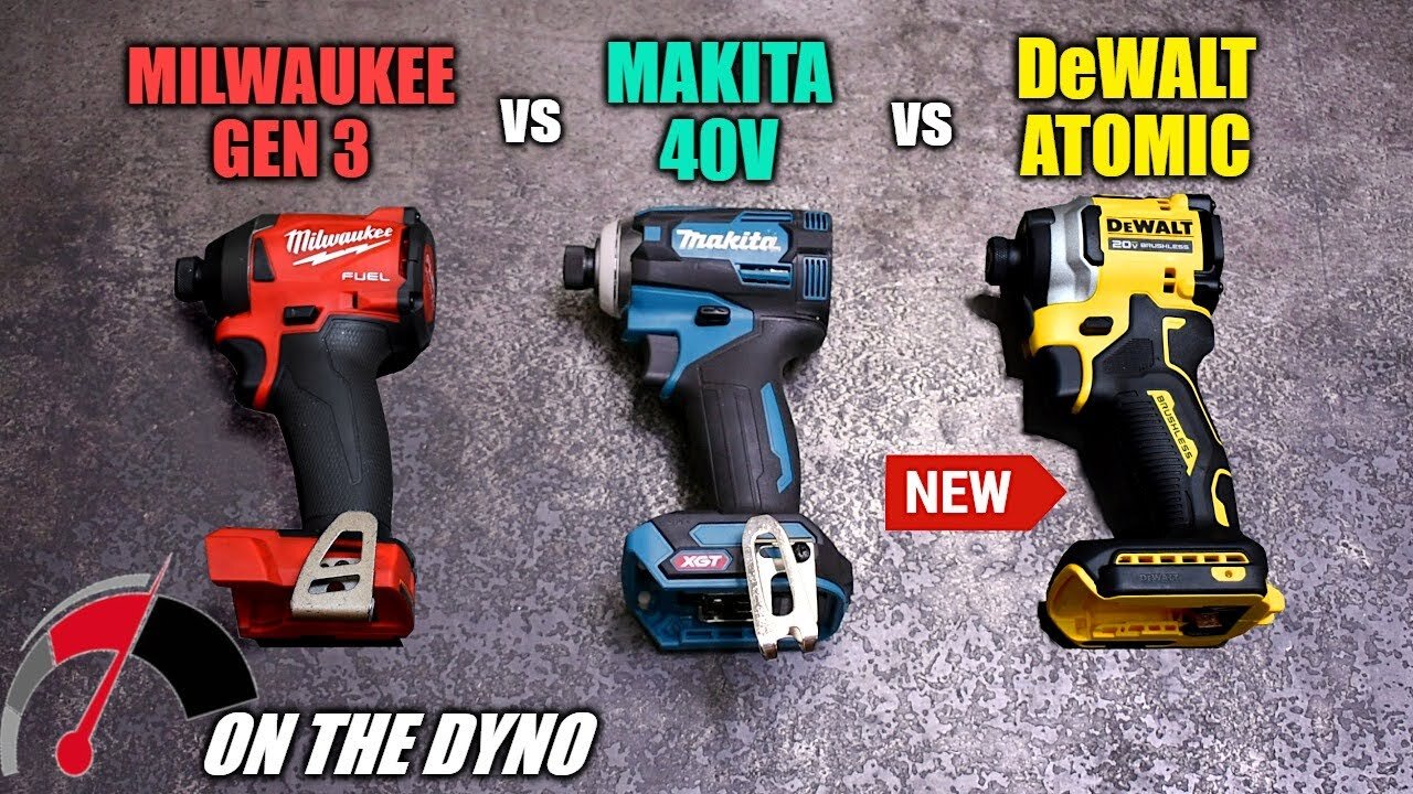 Dewalt Vs. Milwaukee Vs. Makita Impact Driver