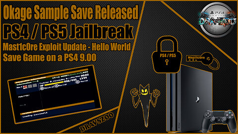 Okage Sample Save Released - GUIDE | Mast1c0re Updated | Initial Release | PS4/PS5 Jailbreak News