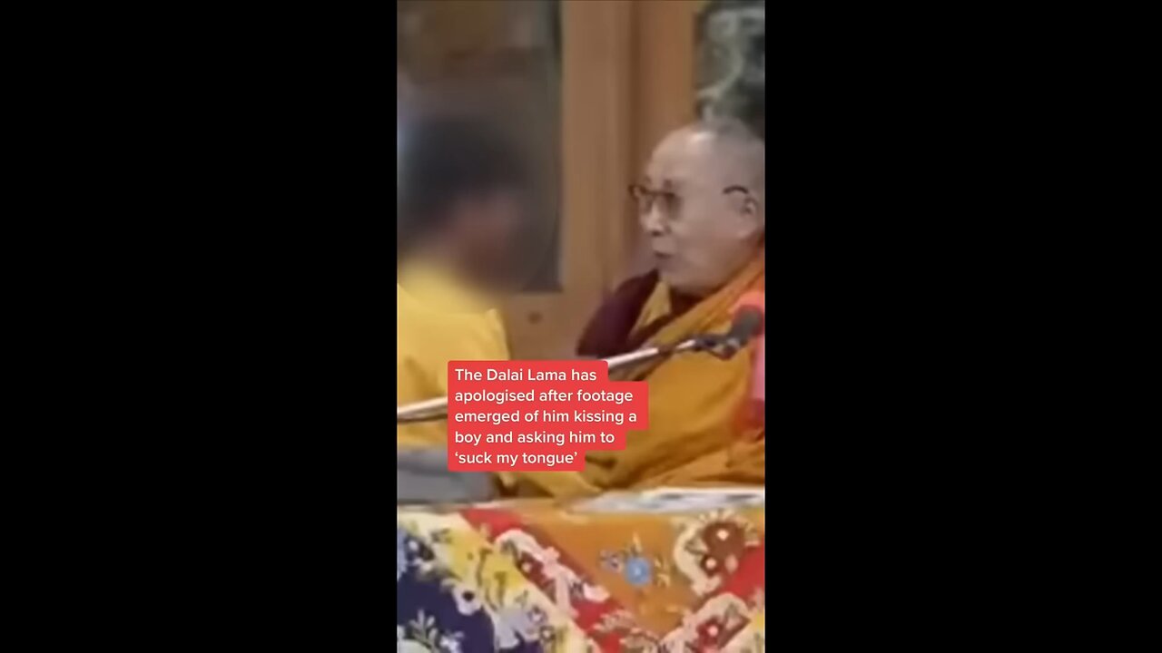 Dalai Lama weird activity‼️🤮