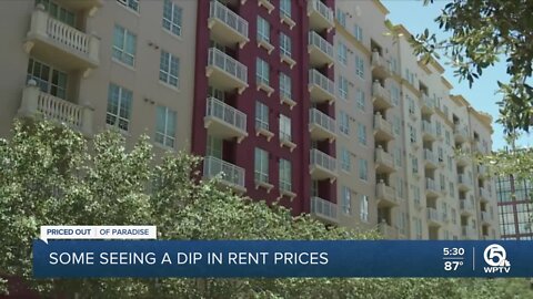 Could rental prices be dropping in West Palm Beach?
