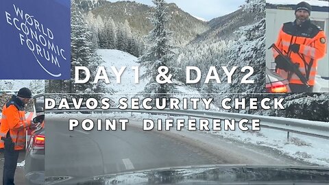 #362 Davos Security Check Point Difference Day1 & 2 ＠WEF