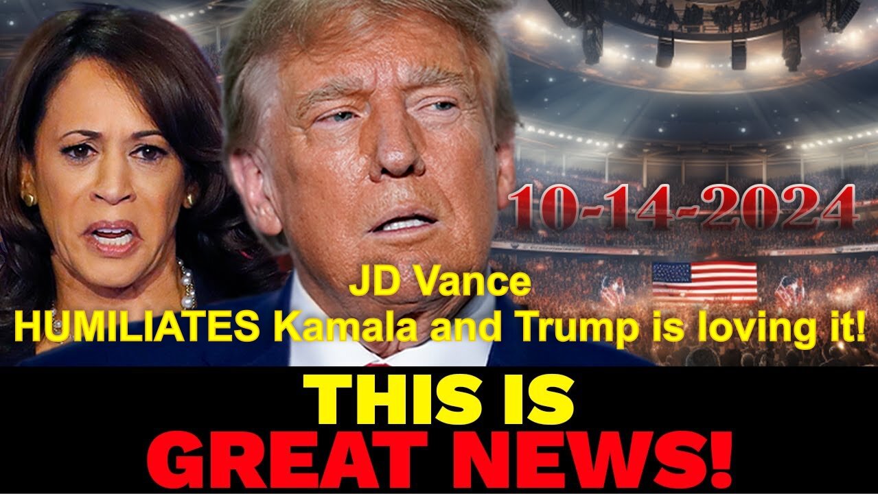 JD Vance HUMILIATES Kamala and Trump is loving it! - Oct 14, 2024: Stephen Gardner