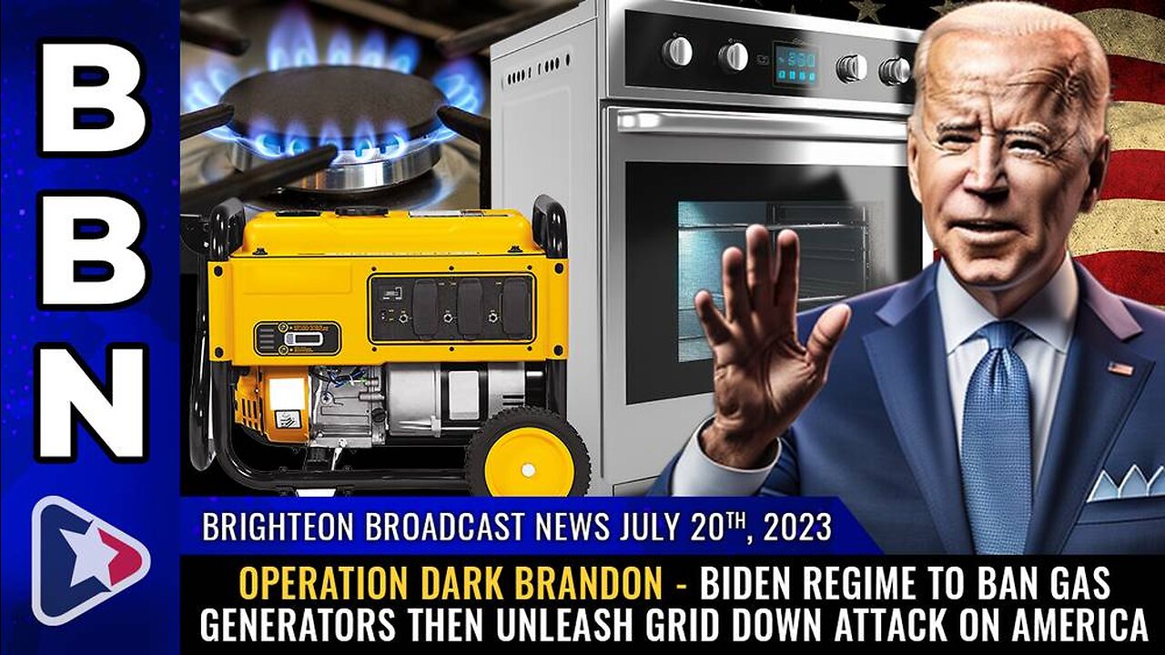 Biden regime to BAN gas generators then unleash GRID DOWN attack on America