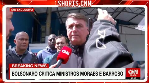 Bolsonaro fala sobre eleição, e desafia o STF a prende-lo, e diz que TSE favorece o Lula