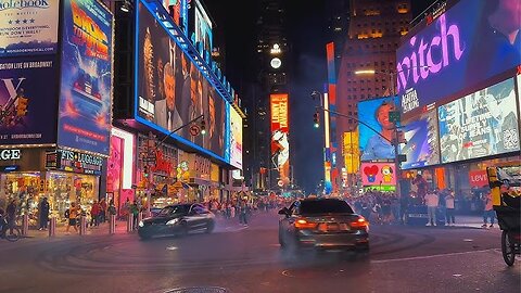 SQUEEZE.BENZ & MBOX Drifting through Times Square