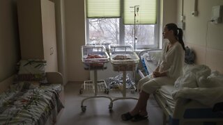 Ukrainian Mothers Give Birth As War Rages Outside